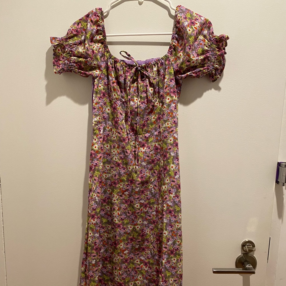 OPT floral midi dress
